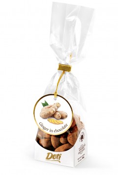 Ginger in Chocolate with Cocoa 100g GIFT BAG
